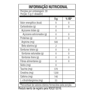 PRE TREINO BLAC BONE CRUSH - Foto 2