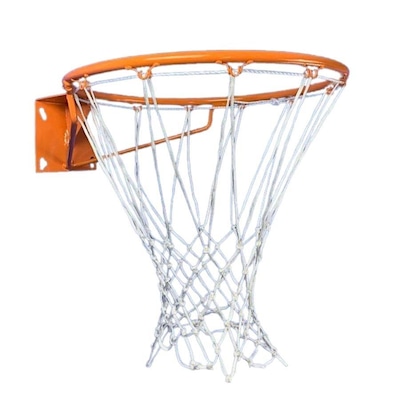 Aro de Basquete Cesta Tamanho Oficial Com Rede Pista E Campo - Foto 1