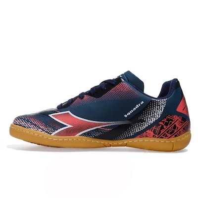 Chuteira Futsal Diadora Squadra + Par De Meião - Adulto - Foto 2