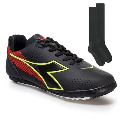 Chuteira Society Diadora Mondiale Alemanha + Par De Meião - Adulto - Foto 1