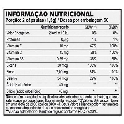 Collagen Plus Belíssima - 100 Capsulas - Foto 2