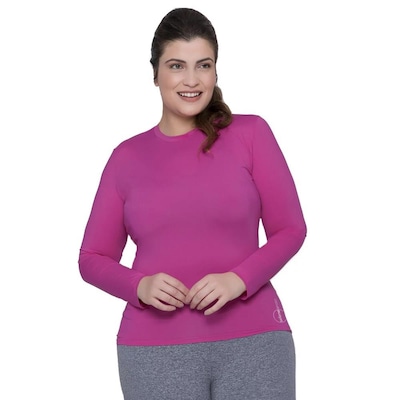 Kit 2 Camisas Térmicas Selene Proteção Uv Plus Size Feminina - Foto 3