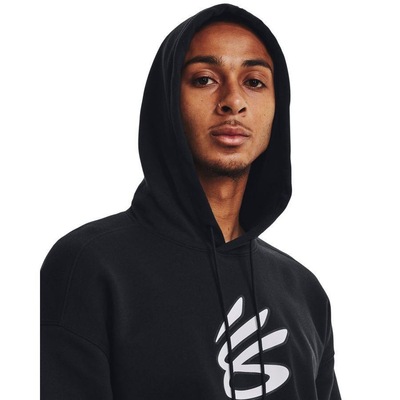 Blusão Masculino Under Armour com Capuz Curry Big Splash - Foto 3