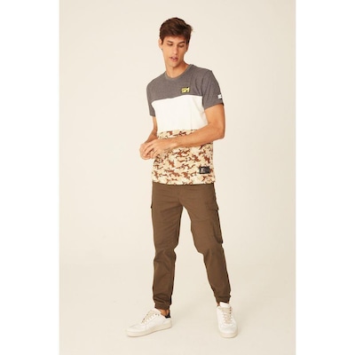Camiseta Starter Especial Black Label Desert Cinza Mescla Escuro - Masculino - Foto 3