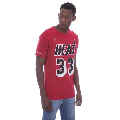 Camiseta Mitchell & Ness Estampada Name Number Miami Heat Alonzo Mourning - Masculina - Foto 2