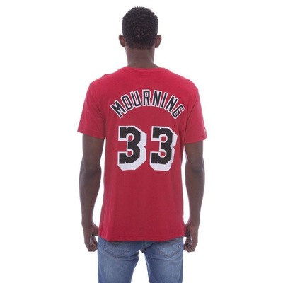 Camiseta Mitchell & Ness Estampada Name Number Miami Heat Alonzo Mourning - Masculina - Foto 3