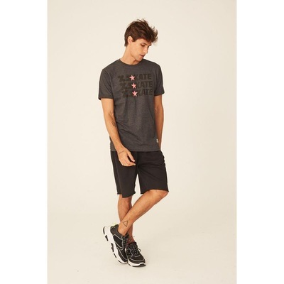 Camiseta Starter Estampada Collab Cemporcento Skate Cinza Mescla Escuro - Masculino - Foto 3