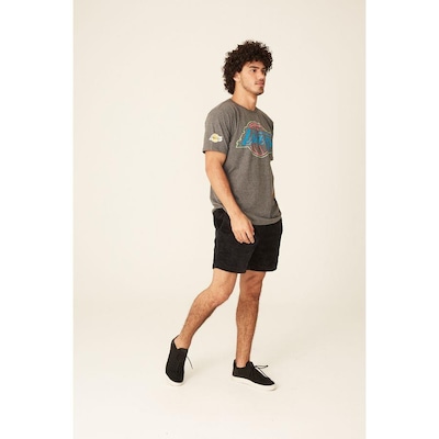 Camiseta Nba Estampada Los Angeles Lakers Casual - Masculina - Foto 5