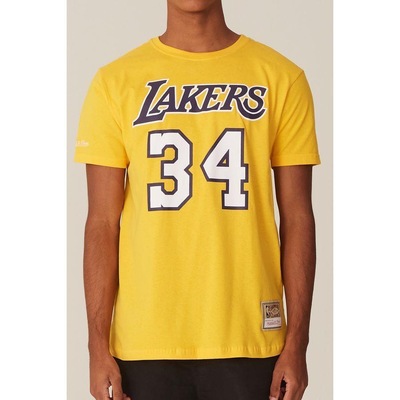 Camiseta Mitchell & Ness Estampada Los Angeles Lakers Shaquille O''''Neal - Masculina - Foto 2
