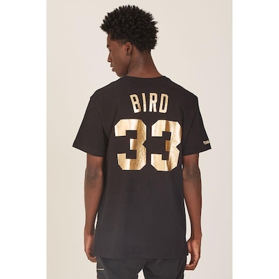 Camiseta Mitchell & Ness Estampada Boston Celtics Larry Bird - Masculina - Foto 2