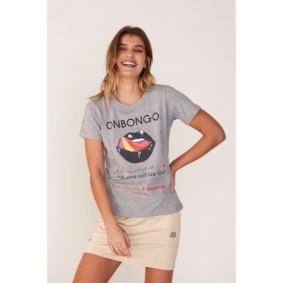 Camiseta Onbongo Estampada - Feminina - Foto 3