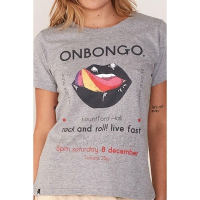 Camiseta Onbongo Estampada - Feminina - Foto 4