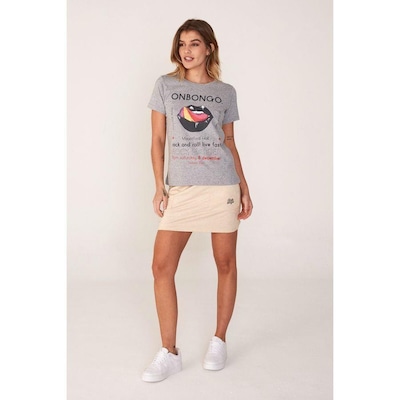 Camiseta Onbongo Estampada - Feminina - Foto 1