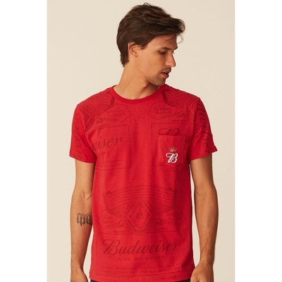 Camiseta Starter Collab Budweiser Red - Starter - Masculina - Foto 3