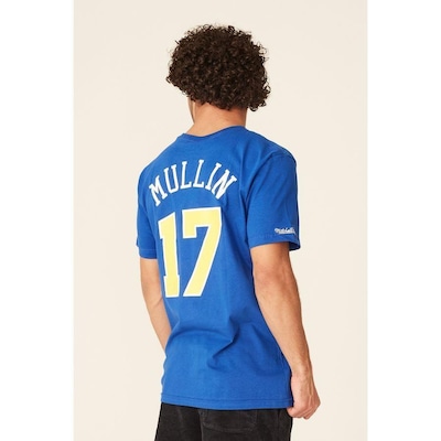 Camiseta Mitchell & Ness Estampada Golden State Warriors Chris Mullin - Masculina - Foto 2