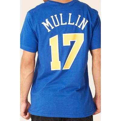 Camiseta Mitchell & Ness Estampada Golden State Warriors Chris Mullin - Masculina - Foto 3