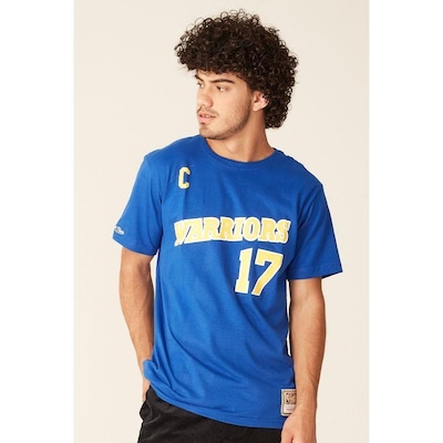 Camiseta Mitchell & Ness Estampada Golden State Warriors Chris Mullin - Masculina - Foto 4