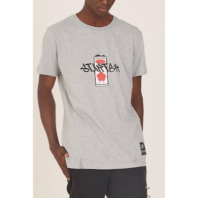 Camiseta Starter Estampada Cinza Mescla - Masculino - Foto 1