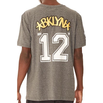 Camiseta NBA Especial Brooklyn Nets - Masculina - Foto 4