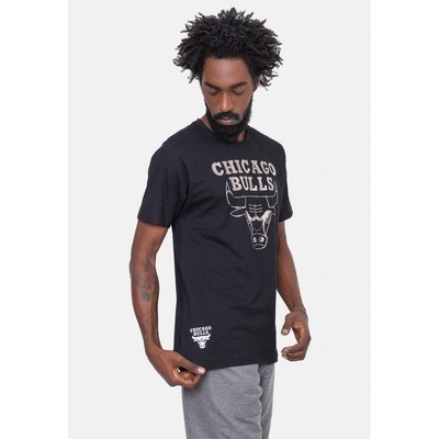 Camiseta NBA Silver Logo Chicago Bulls - Masculina - Foto 1