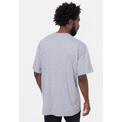 Camiseta NBA Plus Size Spotlight Brooklyn Nets Mescla - Masculina - Foto 3