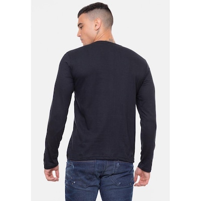 Camiseta Fatal Manga Longa Fashion Basic - Masculina - Foto 4