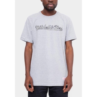 Camiseta Mitchell & Ness Branded Script - Masculina - Foto 1