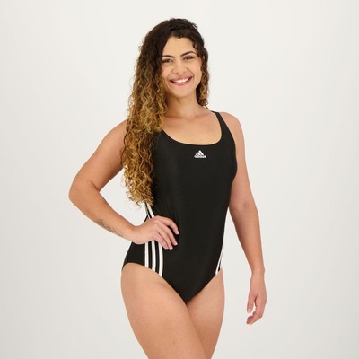 Maiô adidas 3 Listras - Feminino - Foto 4