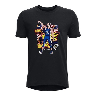 Camiseta Under Armour Curry Multi Animated - Infantil - Foto 1