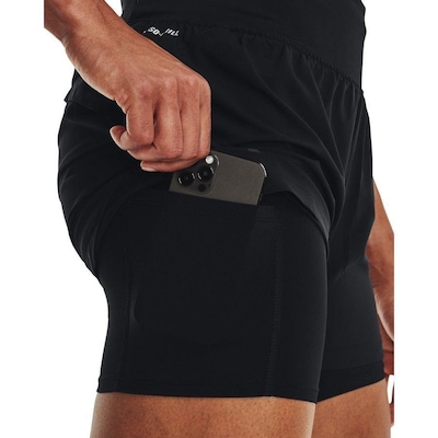 Shorts Under Armour Run Stamina 2In1 - Feminino - Foto 6