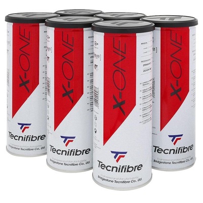 Bola de Tênis Tecnifibre X-One - 06 Latas - Foto 1