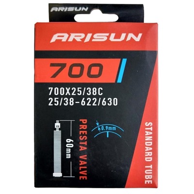 Câmara de Ar Arisun 700 X 25/38 Bico Fino Presta 60 Mm - Foto 3