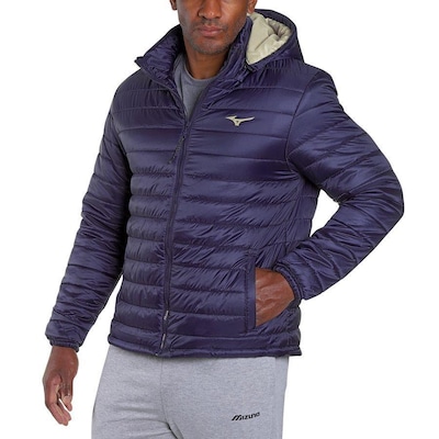 Jaqueta com Capuz Mizuno Puff - Masculina - Foto 3