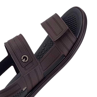 Chinelo Cartago Veneto Dois Velcros - Masculino - Foto 5