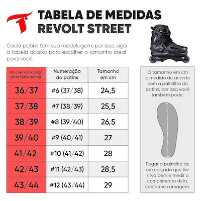 Patins Traxart Revolt Street - In Line - ABEC-9 - Ajustavel - Masculino - Foto 4