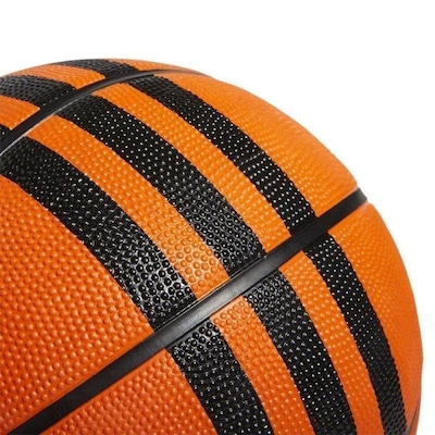 Bola de Basquete adidas 3-Stripes Rubber X3 - Foto 2