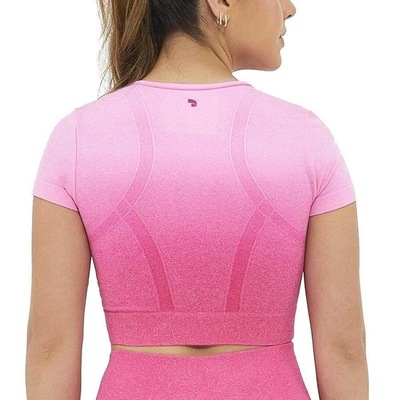 Blusa Cropped Alto Giro Gradient - Feminina - Foto 2