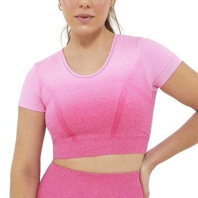 Blusa Cropped Alto Giro Gradient - Feminina - Foto 3
