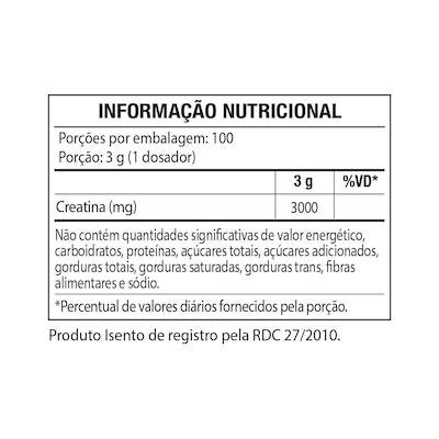 Creatina Creapure Black Skull - 300g - Foto 2