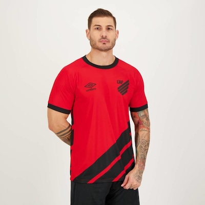 Camisa do Athletico Paranaense I 2023 Vitor Roque 9 Umbro - Masculina - Foto 5