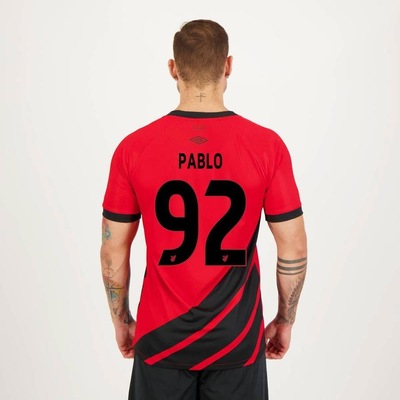 Camisa do Athletico Paranaense I 2023 Pablo 92 Umbro - Masculina - Foto 4