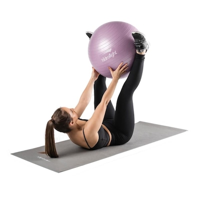Bola Suíça Hidrolight Ginástica Pilates e Yoga 45Cm - Foto 2