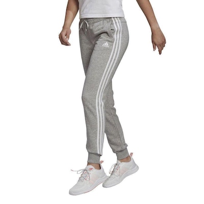 Calça adidas W Essentials Slim 3 Listras - Feminina - Foto 4