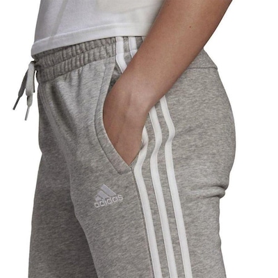 Calça adidas W Essentials Slim 3 Listras - Feminina - Foto 5