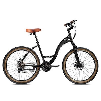 Bicicleta Aro 26 Blitz Comodo Alumínio Shimano 21V Urbana - Foto 1