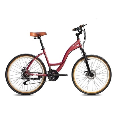 Bicicleta Aro 26 Blitz Comodo Alumínio Shimano 21V Urbana - Foto 1