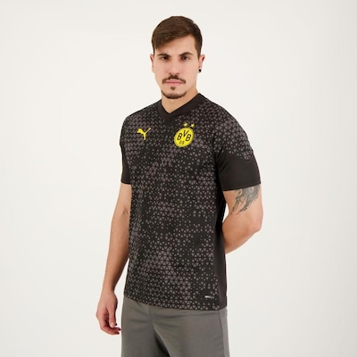Camisa Borussia Dortmund Treino 2024 Puma - Masculina - Foto 3
