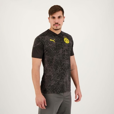 Camisa Borussia Dortmund Treino 2024 Puma - Masculina - Foto 4