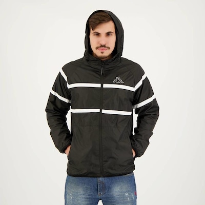 Jaqueta Kappa Corta-Vento Logo Sport - Masculina - Foto 3