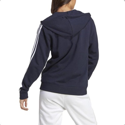 Jaqueta com Capuz adidas Regular Essentials 3-Stripes - Feminina - Foto 4